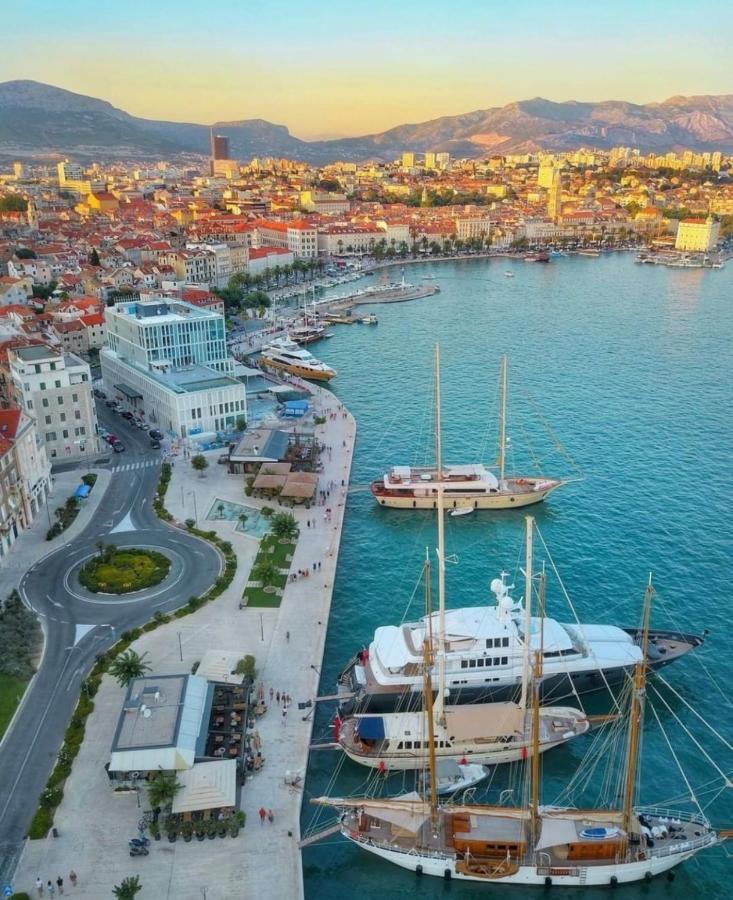 Apartman Luna Split Modern Sea View Apartment Exteriör bild
